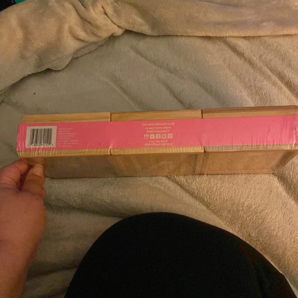 Soho 3 pc bamboo beauty organizer new in package